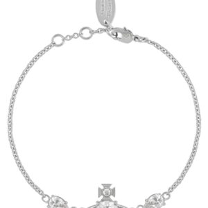Vivienne Westwood Silver Joaquina Crystal Orb Bracelet – Silver