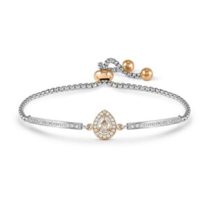 Nomination Royal Dream Rose Gold Pear Crystal Bracelet