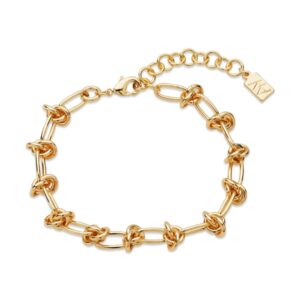 August Woods Gold Knot Chain Bracelet – Gold