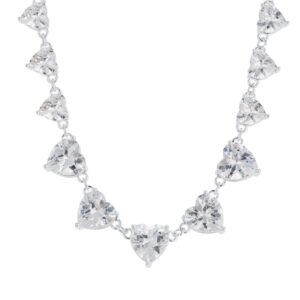 August Woods Silver Statement Heart Necklace