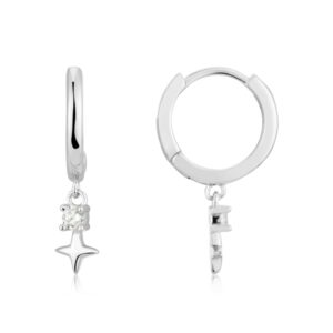 Argento Silver Middle of the night Celebrity Allure Earring – Silver