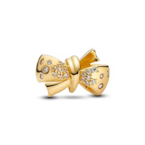 Pandora Gold Glowing Bow Appeal