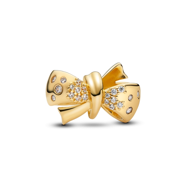 Pandora Gold Glowing Bow Appeal