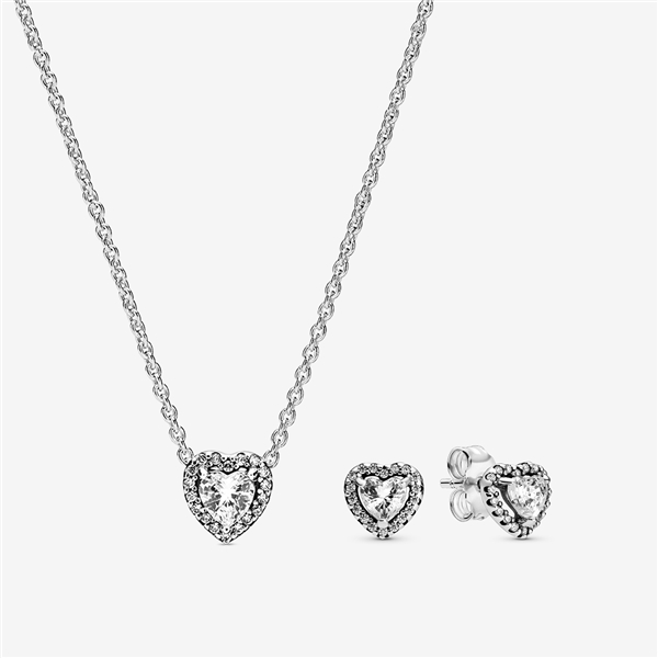 Pandora Timeless Heart Gift Set - Silver