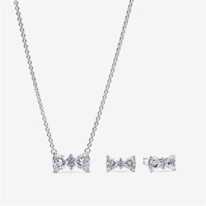 Pandora Glowing Bow Reward Set – Silver