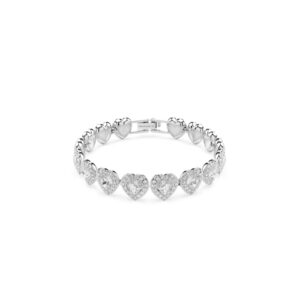 Swarovski Ariana Grande x Swarovski Rhodium Plated Middle Tennis Bracelet