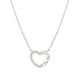 Nomination Silver White Crystal Middle Necklace