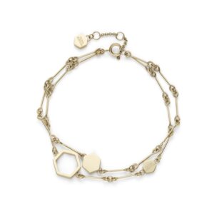 Olivia Burton Honeycomb Double Bracelet