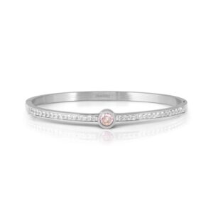 Nomination Beautiful Bangles Silver Crimson Circle Crystal Massive Bangle