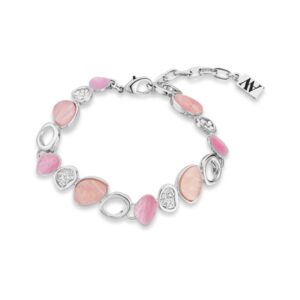 August Woods Silver Misty Rose Crystal Bracelet – Silver