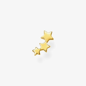 THOMAS SABO Gold Plated Stars Unmarried Stud Earring H2142-413-39