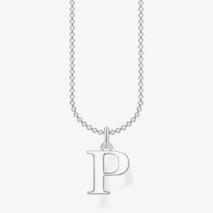 THOMAS SABO Silver Letter P Necklace KE2025-001-21-L45V