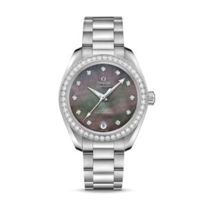 Pre-Owned OMEGA Seamaster Aqua Terra 150M Co-Axial Grasp Chronometer 34mm Women Watch 220.15.34.20.57.001