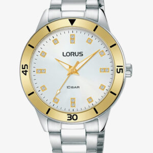 Lorus Women Sports activities White Sunray Dial Bracelet Watch RG243RX9