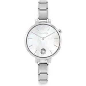Nomination Silver Paris Mom Of Pearl Crystal Watch