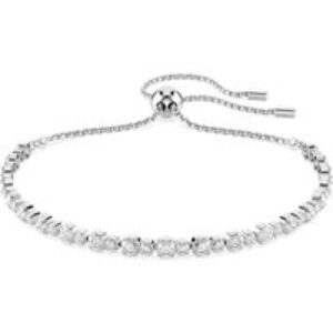 Swarovski Matrix Rhodium Plated Blended Spherical Cuts Bracelet