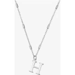 ChloBo Iconic Silver Initial H Necklace SNCC4040H