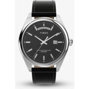Timex Mens Legacy Black Leather Watch TW2W57400