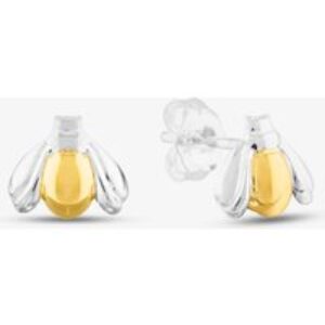 Gold Plated Bee Stud Earrings E5682
