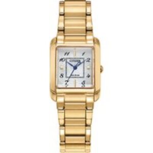 Citizen L Bianca Gold Tone 22mm Girls Watch EW5600-52D