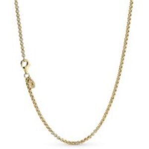 Pandora 14k Gold-Plated Rolo Chain Necklace – 60cm