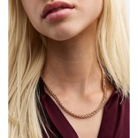 Gold Tone Rope Chain Necklace New Look - Image 2