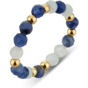 August Woods Gold Semi Precious Blue Ring – Gold