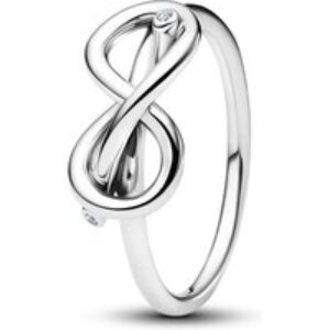 Pandora Silver Infinity Knot Ring – 56