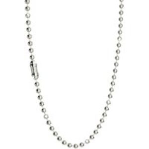 Rebecca Silver Ball Necklace 45 cm