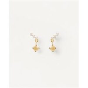 PDPAOLA Gold Astrid Earrings – Gold
