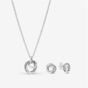 Pandora Circle of relatives Circles Present Set – Silver