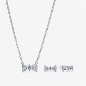 Pandora Glowing Bow Reward Set – Silver