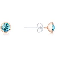 Karma Rose Gold March Stud Earrings - Rose Gold - Image 2