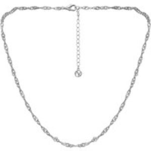 Argento Twist Choker Necklace – Silver