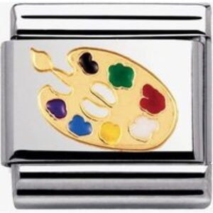 Nomination CLASSIC Gold Daily Life Artist Palette Charm 030208/04