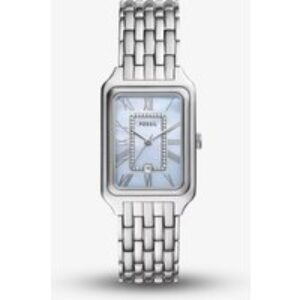 Fossil Ladies Raquel Three Hand Blue Mother Of Pearl Dial Watch ES5402