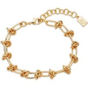 August Woods Gold Knot Chain Bracelet – Gold