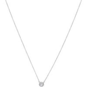 August Woods Silver Petite Halo Necklace – Silver