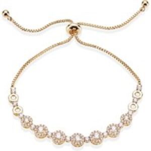 August Woods Crystal Cluster Pull Bracelet – Adjustable