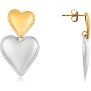 August Woods Gold Two Tone Chunky Center Earrings – Gold