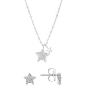 August Woods Silver Crystal Star Set – Silver