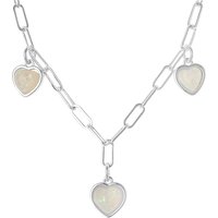 August Woods Silver Allure Opal Center Necklace - Silver - Image 2