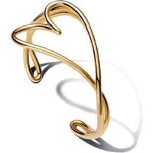 Pandora Gold Open Bangle – 19cm