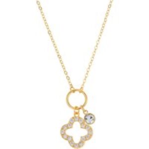 Karma Gold Clover Slide Necklace – Gold