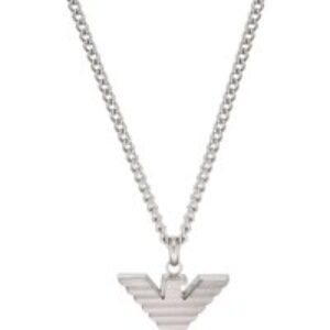 Emporio Armani Stainless Steel Logo Mens Necklace EGS2916040