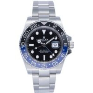 Pre-Owned Rolex GMT Grasp II Batman Gentlemen Watch 126710BLNR