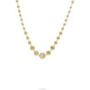 Marco Bicego Africa 18ct Yellow Gold 1.03ct Diamond Necklace CB2305 B2 Y 02