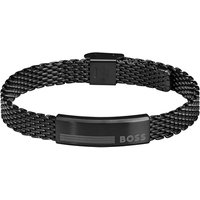 Boss Mesh Alen Black IP Bracelet - Image 2