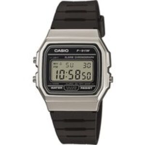 Casio Assortment F-91WM-7AEF Black Resin Strap Virtual Watch
