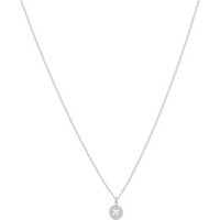 Argento Silver June Birthstone Halo Necklace - Silver - Image 2